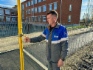 Подача газа котельной школы