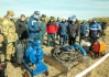 Демонстрация образцов оборудования, которое используется в ООО «Газпром добыча Оренбург» при ликвидации аварийных разливов нефтепродуктов в зимнее время