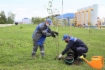 Высадка деревьев в городе Невинномысске Ставропольского края