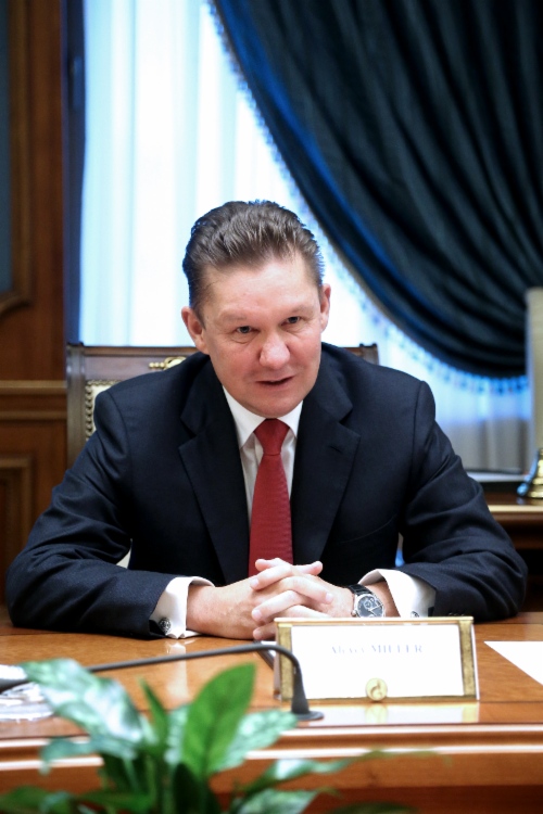 Алексей Миллер во время встречи с Председателем Совета директоров Mitsubishi Corporation Кеном Кобаяси