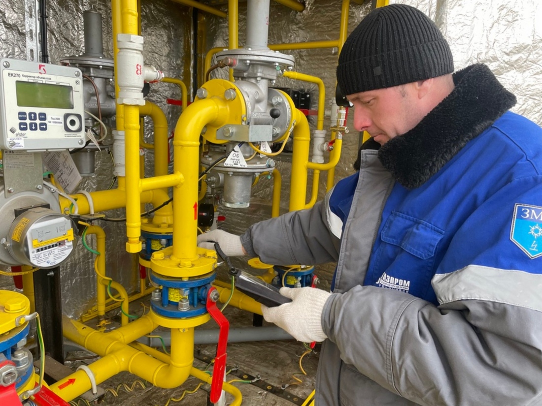 Пуско-наладочные работы оборудования пункта редуцирования газа в селе Вязовка Радищевского района
