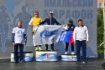 Награждение победителей в забеге на 10 км среди мужчин