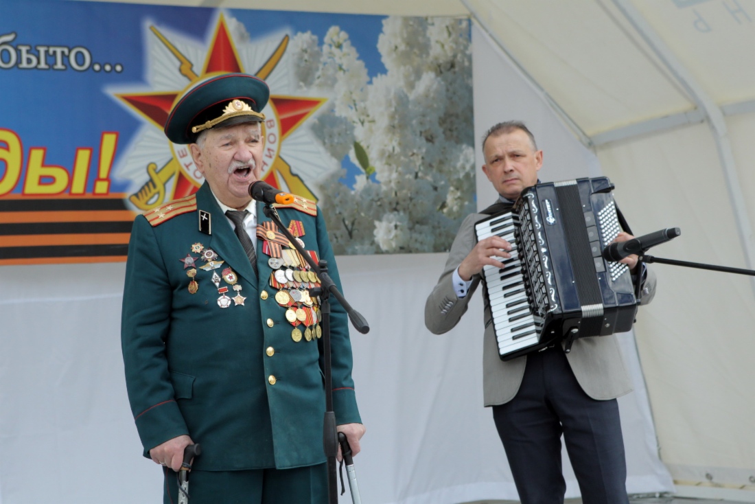 Все желающие исполнили свои любимые песни военных лет на площадке «Играй гармонь»