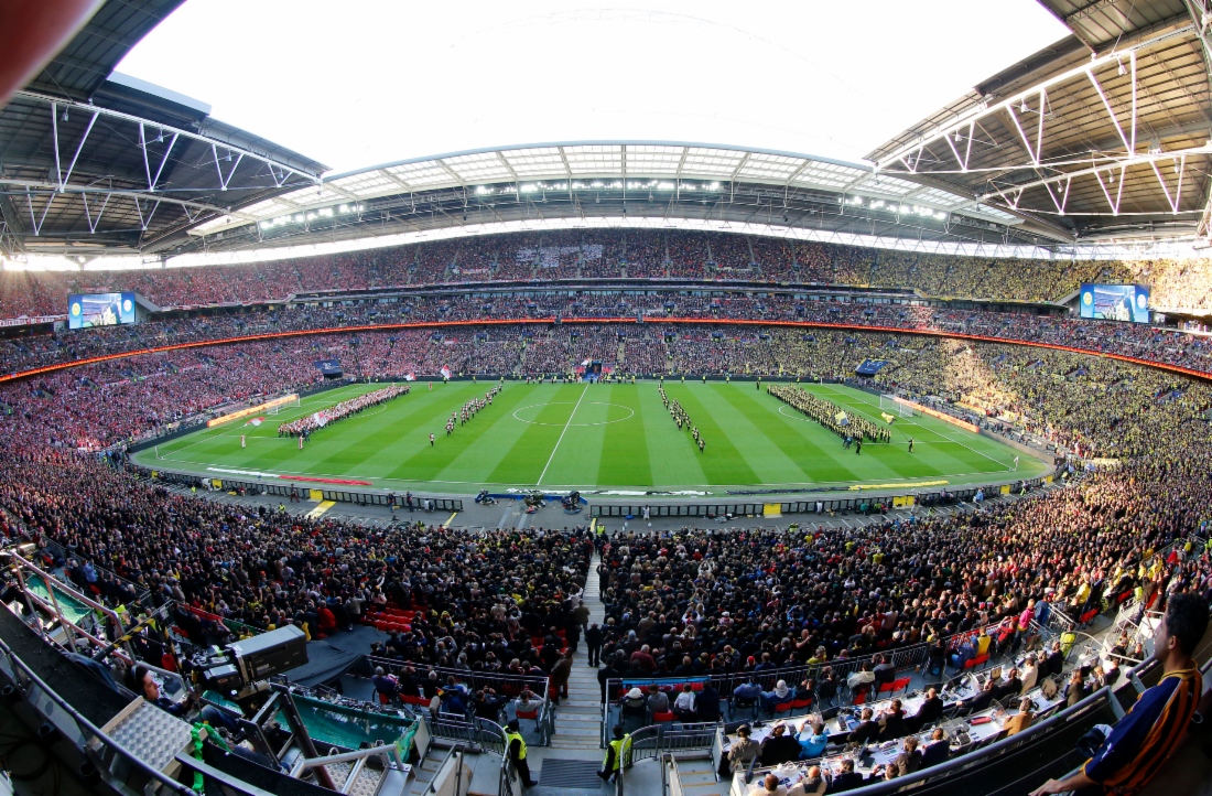 Торжественная церемония открытия финального матча Лиги чемпионов, Wembley stadium, Лондон, Великобритания