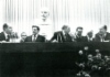 В. И. Долгих и С. А. Оруджев в президиуме торжественного собрания