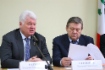 Валерий Голубев и Губернатор Ленинградской области Валерий Сердюков во время совещания по вопросам газификации Ленинградской области