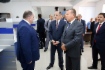 В рамках визита в Нальчик Виктор Зубков (в центре справа) с Главой Кабардино-Балкарской Республики Юрием Коковым (в центре) посетили расчетный центр ООО «Газпром межрегионгаз Нальчик»