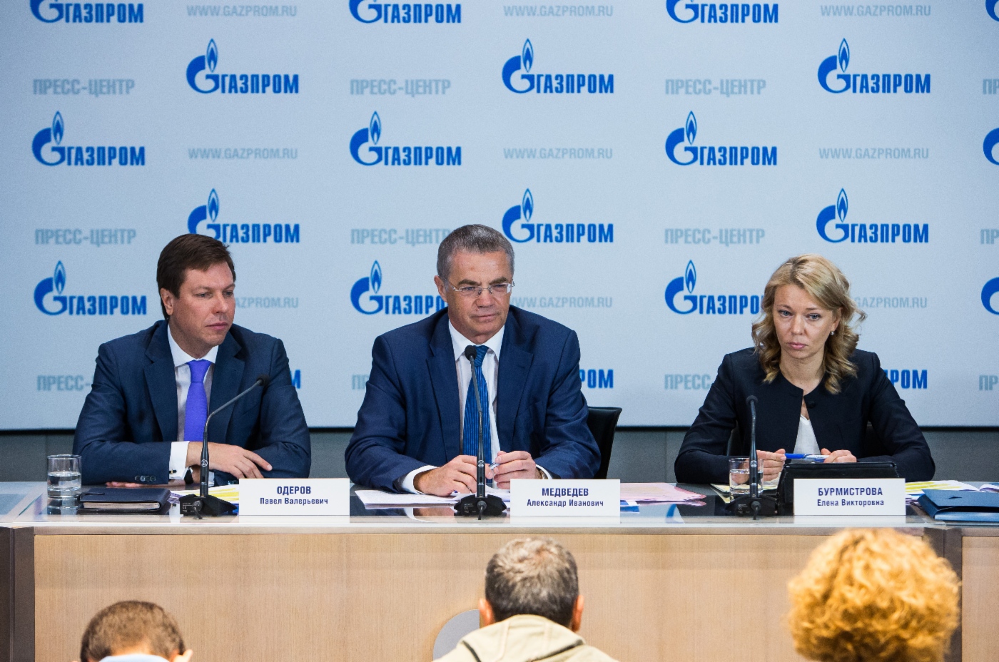 Павел Одеров, Александр Медведев и Елена Бурмистрова