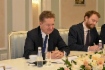 Алексей Миллер во время встречи