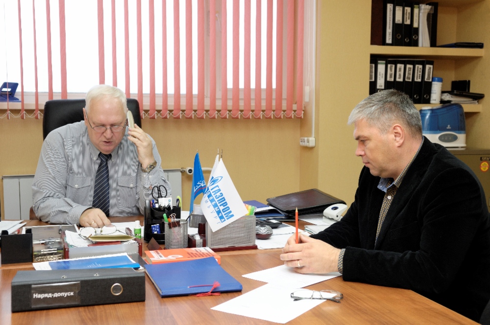 Валерий Петерс за работой