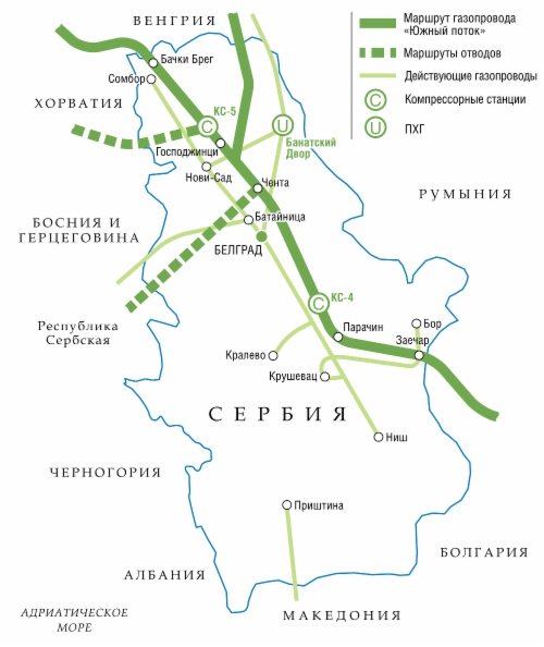 Разрешение на строительство первоочередного участка «Южного потока» в Сербии может быть получено в ближайшее время