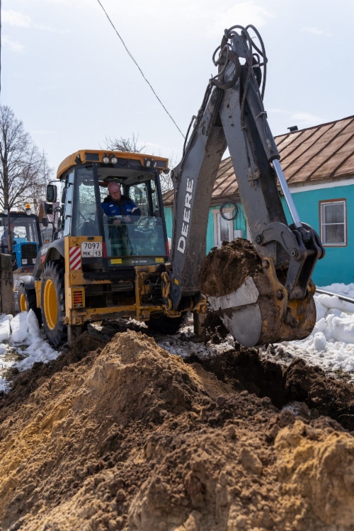 Строительство газопровода