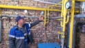 Подача газа в котельной