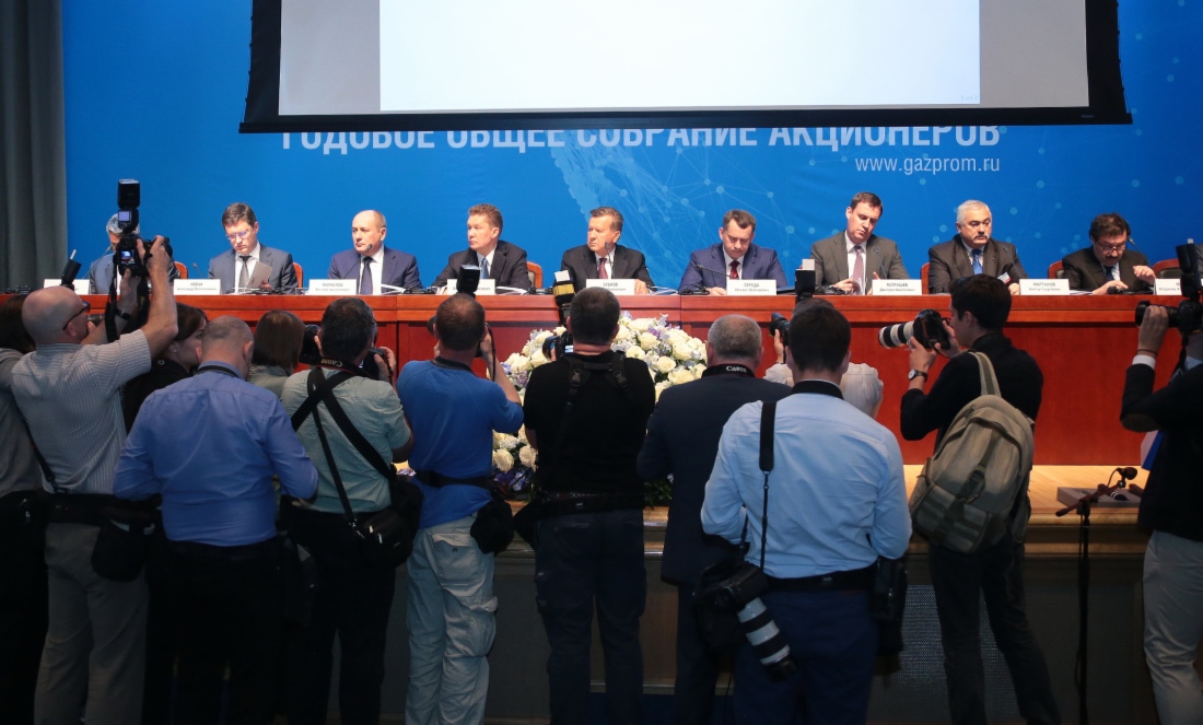 Годовое Общее собрание акционеров ПАО «Газпром» избрало новый состав Совета директоров