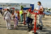 Установленные тренажеры рассчитаны на тренировку всех групп мышц