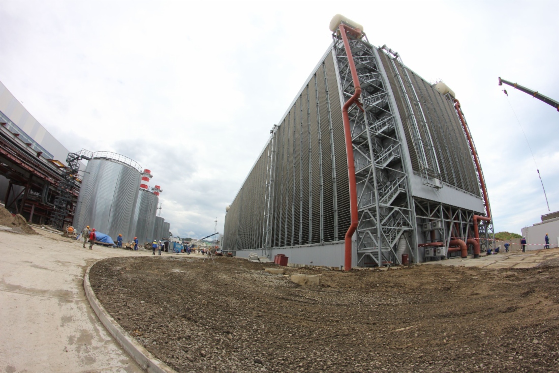 На Адлерской ТЭС состоялся тестовый пуск первой газовой турбины