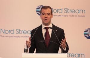 Ввод в эксплуатацию первой нитки газопровода «Северный поток»
