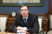 Александр Вучич во время рабочей встречи с Алексеем Миллером