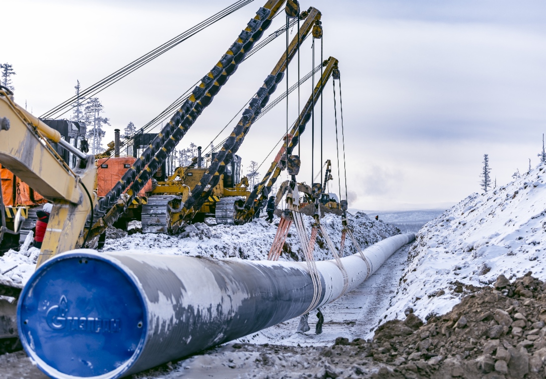 Строительство газопровода «Сила Сибири»