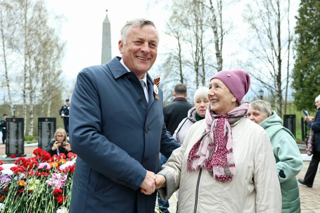 Сергей Густов и участница мероприятия