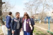 Андрей Мельниченко, генеральный директор ООО «Газпром добыча Астрахань» на объектах проведения субботника