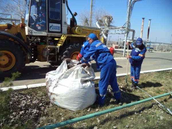 Субботник на производственных объектах