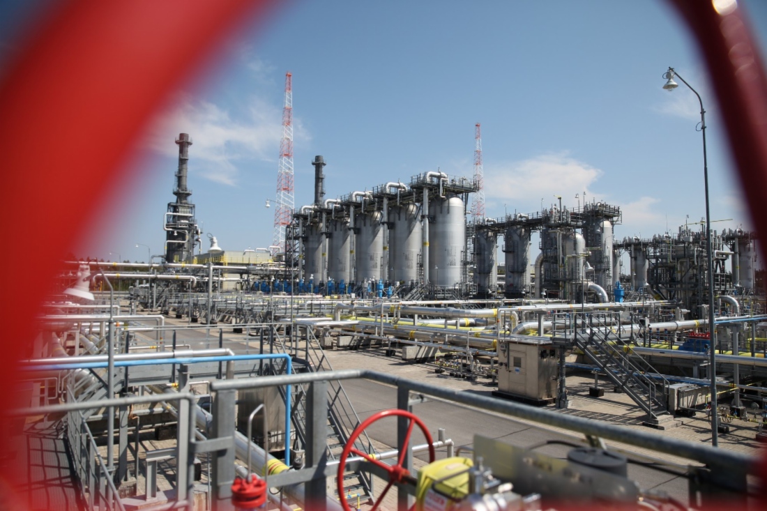 Компрессорная станция «Портовая», подающая газ в газопровод «Северный поток»