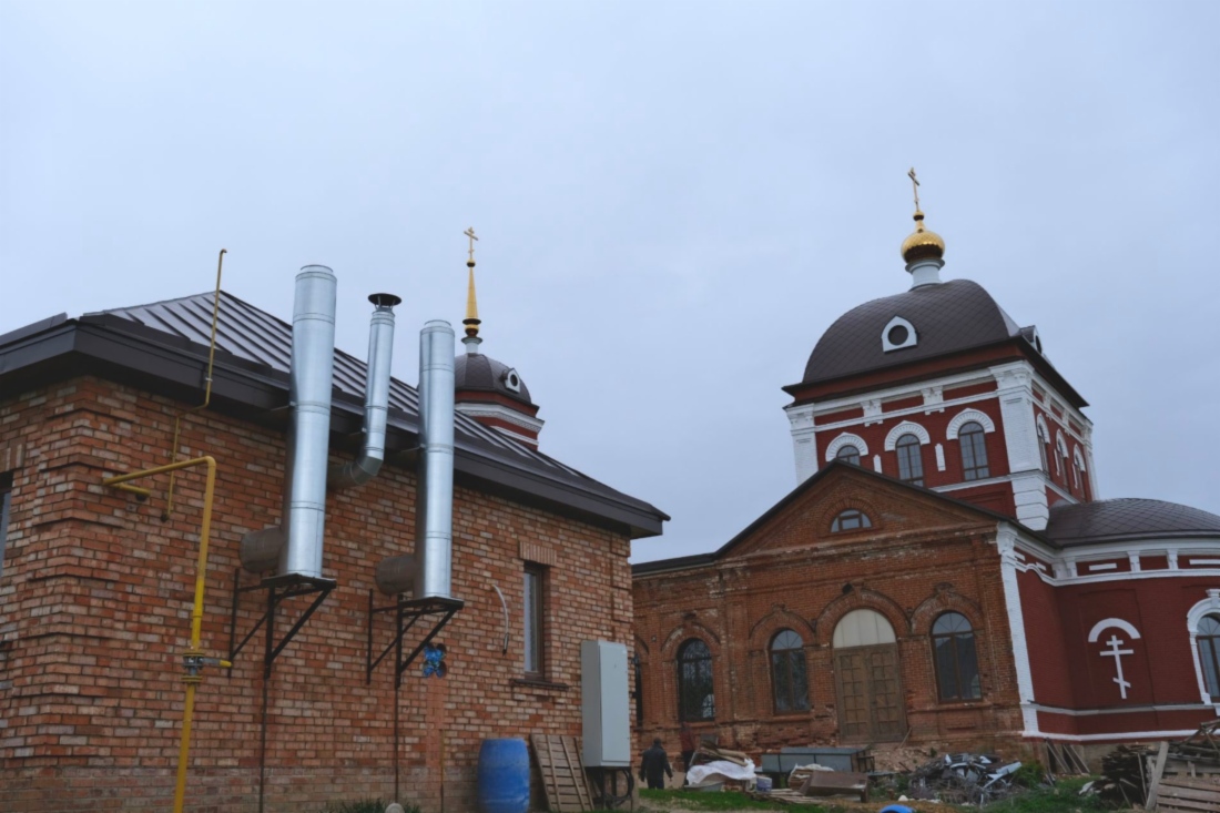 Храм и котельная, с. Стригай