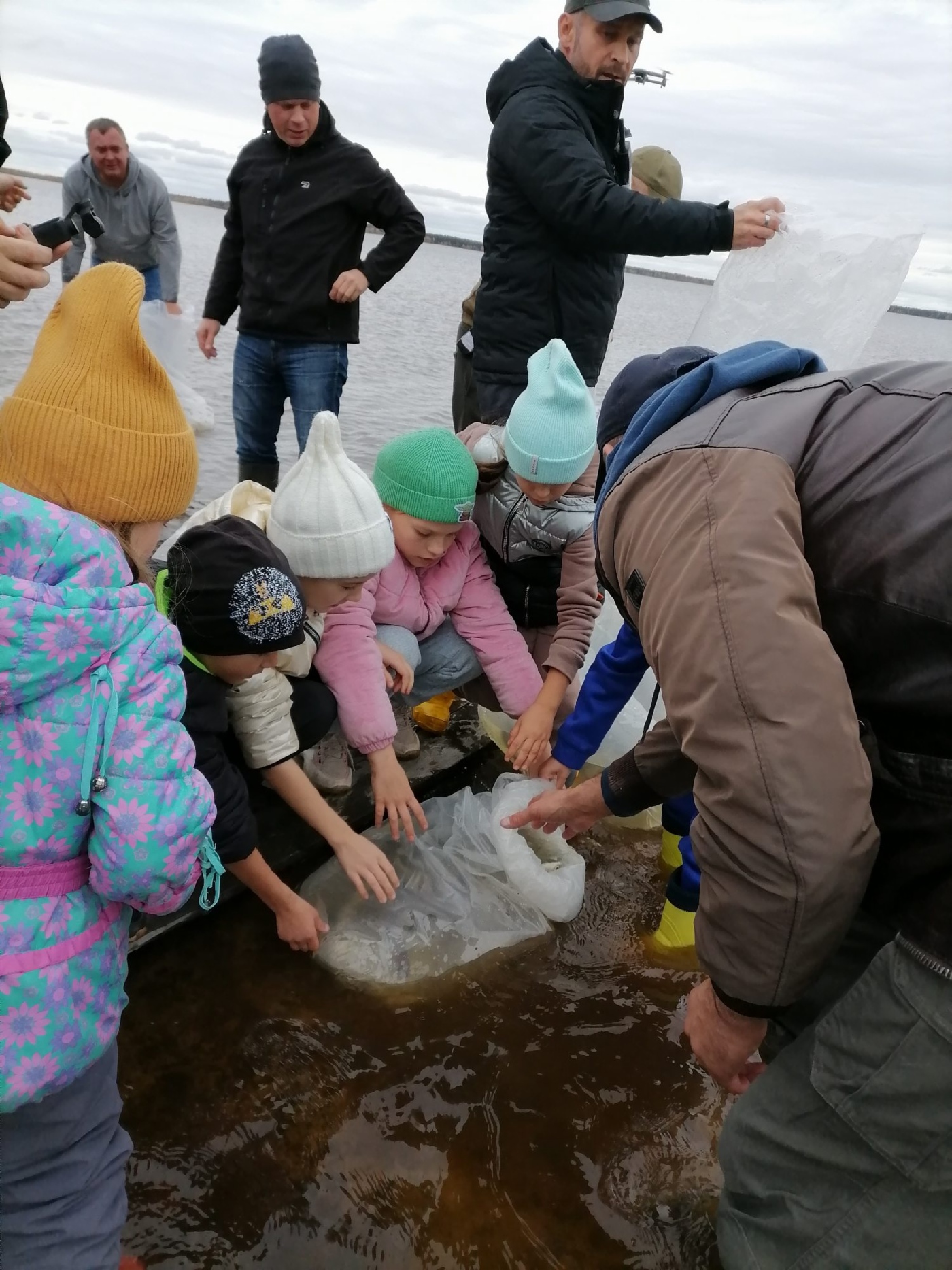 Газовики традиционно проводят акцию по возобновлению водных биоресурсов
