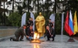 Зажжение Вечного огня в п. Кугеси Чувашской Республики