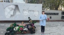 Стихотворение «Обида ветерана войны» читает представительница Привольненского ЛПУМГ Мария Корягина