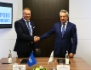 Генеральный директор ООО «Газпром недра» Всеволод Черепанов и Генеральный директор-Председатель Правления АО «Росгеология» Сергей Горьков во время подписания Соглашения о сотрудничестве