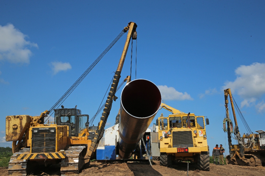 Строительство газопровода «Сила Сибири»