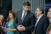 Первый заместитель Министра строительства и ЖКХ РФ Александр Ломакин и генеральный директор ООО «Газпром инвест» Вячеслав Тюрин