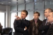 Алексей Миллер и Ив Летерм в диспетчерском зале ЦПДД 