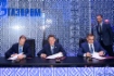 Денис Мантуров, Алексей Миллер и Алексей Дюмин