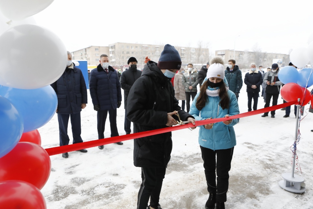 В торжественном открытии Дворца спорта «Шексна» приняли участие юные спортсмены