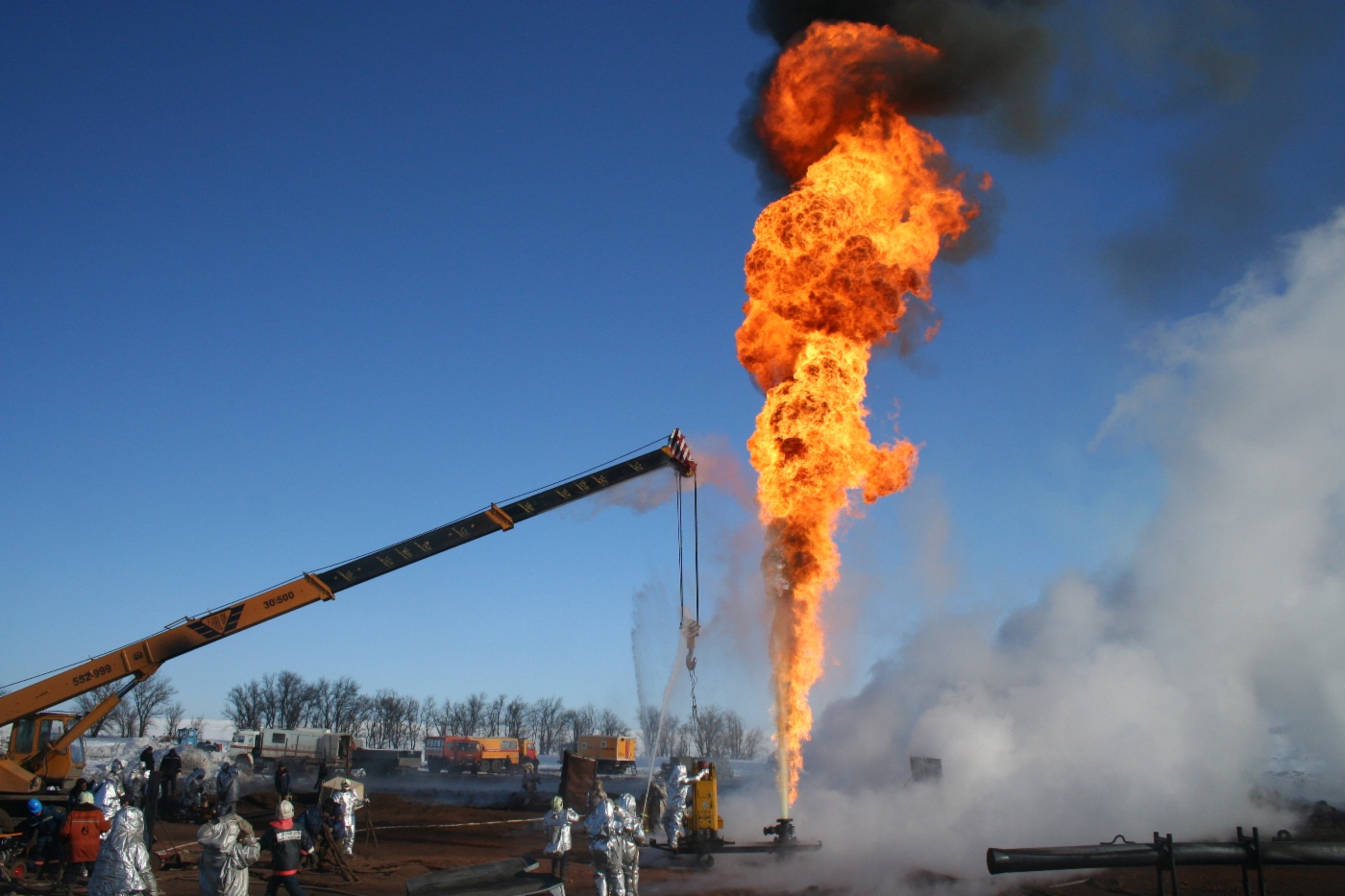 Ликвидация отрытого нефтегазового фонтана
