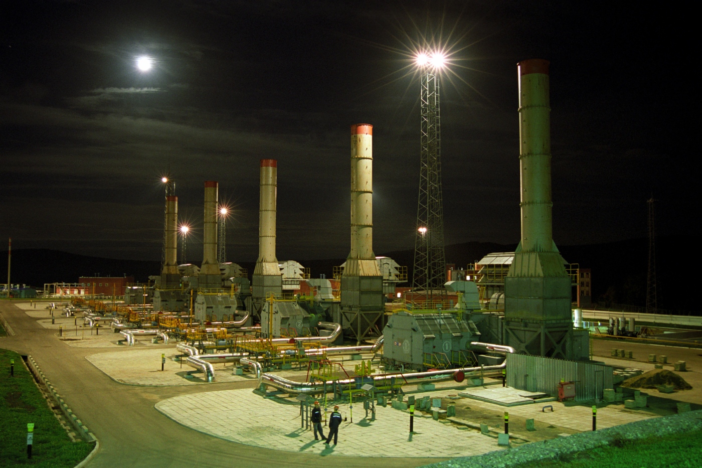 Компрессорная станция, Краснодарский край, Россия, 2003 год. Фото ОАО «Газпром»