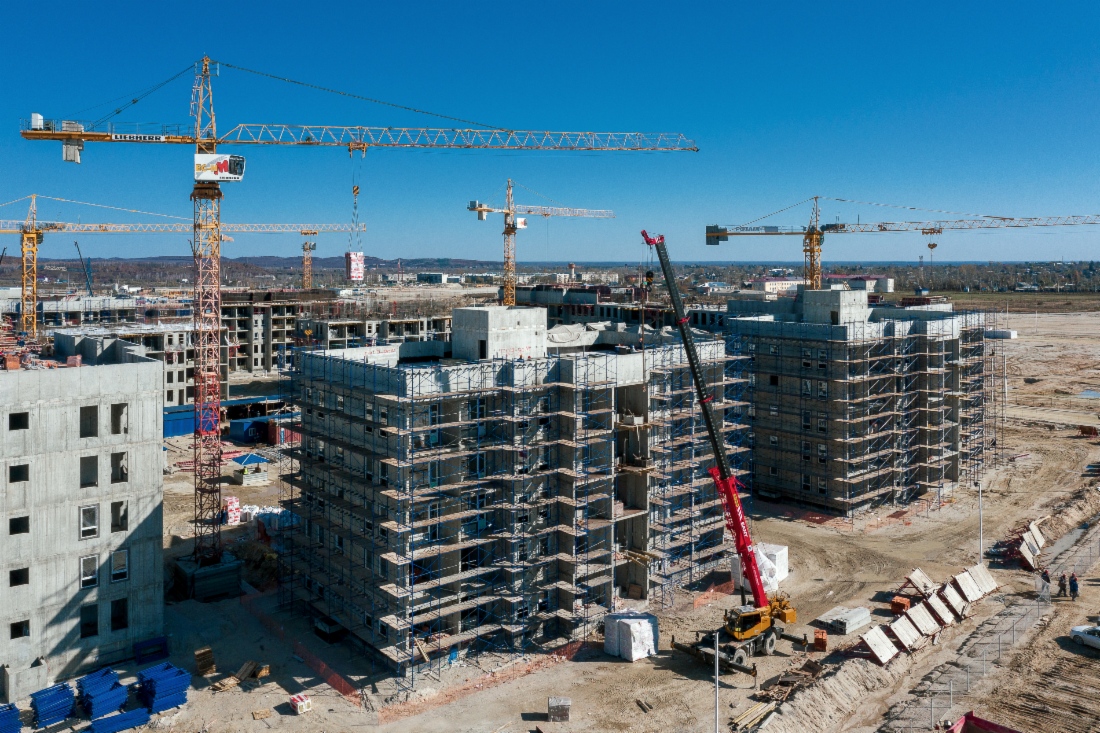 Жилой микрорайон для сотрудников Амурского ГПЗ. 2020 год