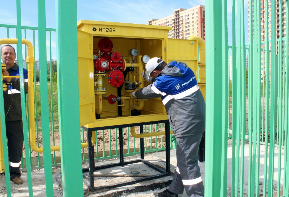 Работы на газорегуляторном пункте, г. Рязань