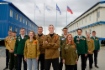 Участники студенческих отрядов на всероссийской стройке «Бованенково». Фото: Российские Студенческие Отряды