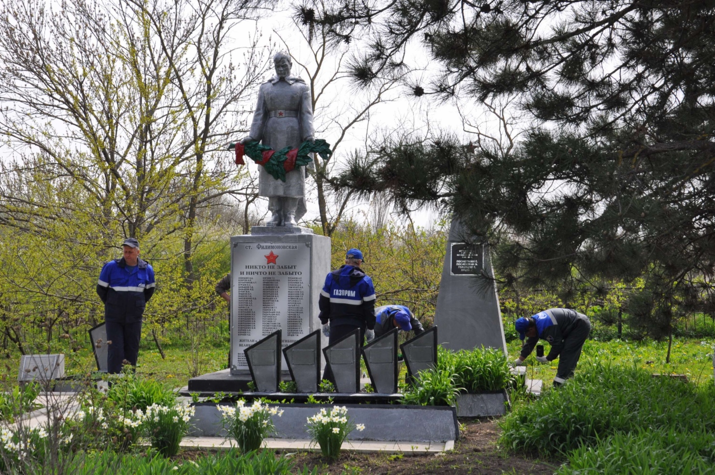 Памятник в станице Филимоновской Ставропольского края