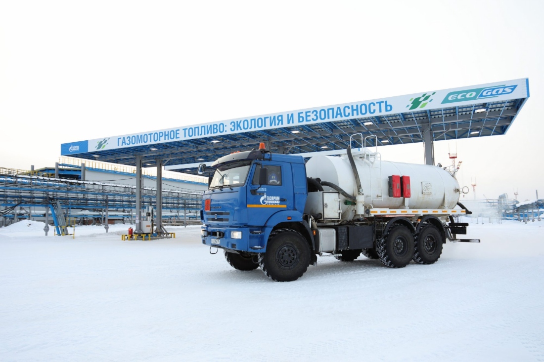 Газозаправочная станция на Чаяндинском месторождении
