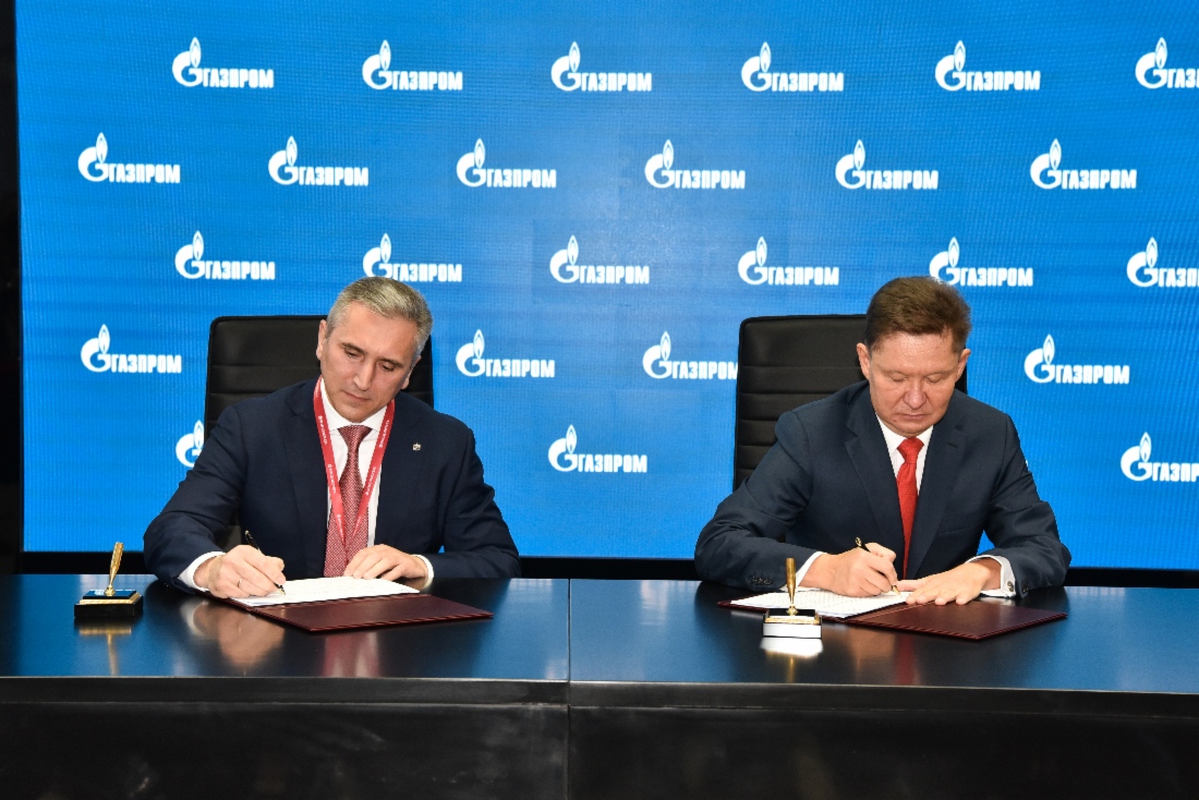 В рамках Петербургского международного экономического форума — 2021 ПАО «Газпром» и пять субъектов РФ — Республики Башкортостан и Бурятия, Воронежская, Томская и Тюменская области — подписали дорожные карты по расширению использования высокотехнологичной, в том числе импортозамещающей, продукции в интересах компании