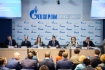 Во время пресс-конференции «Финансово-экономическая политика ОАО „Газпром“»
