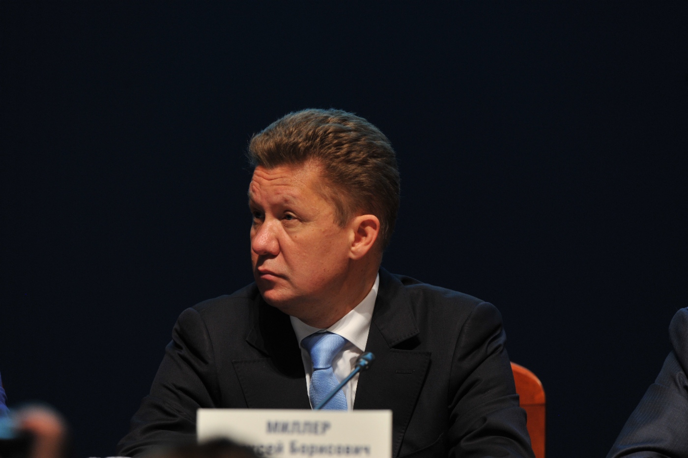 Алексей Миллер во время годового Общего собрания акционеров ОАО «Газпром»