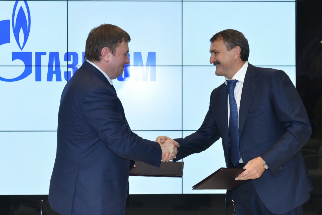 В рамках VII Петербургского международного газового форума Генеральный директор ООО «Газпром газомоторное топливо» Михаил Лихачев и Генеральный директор ООО «Газпромтранс» Вячеслав Тюрин заключили Соглашение о сотрудничестве