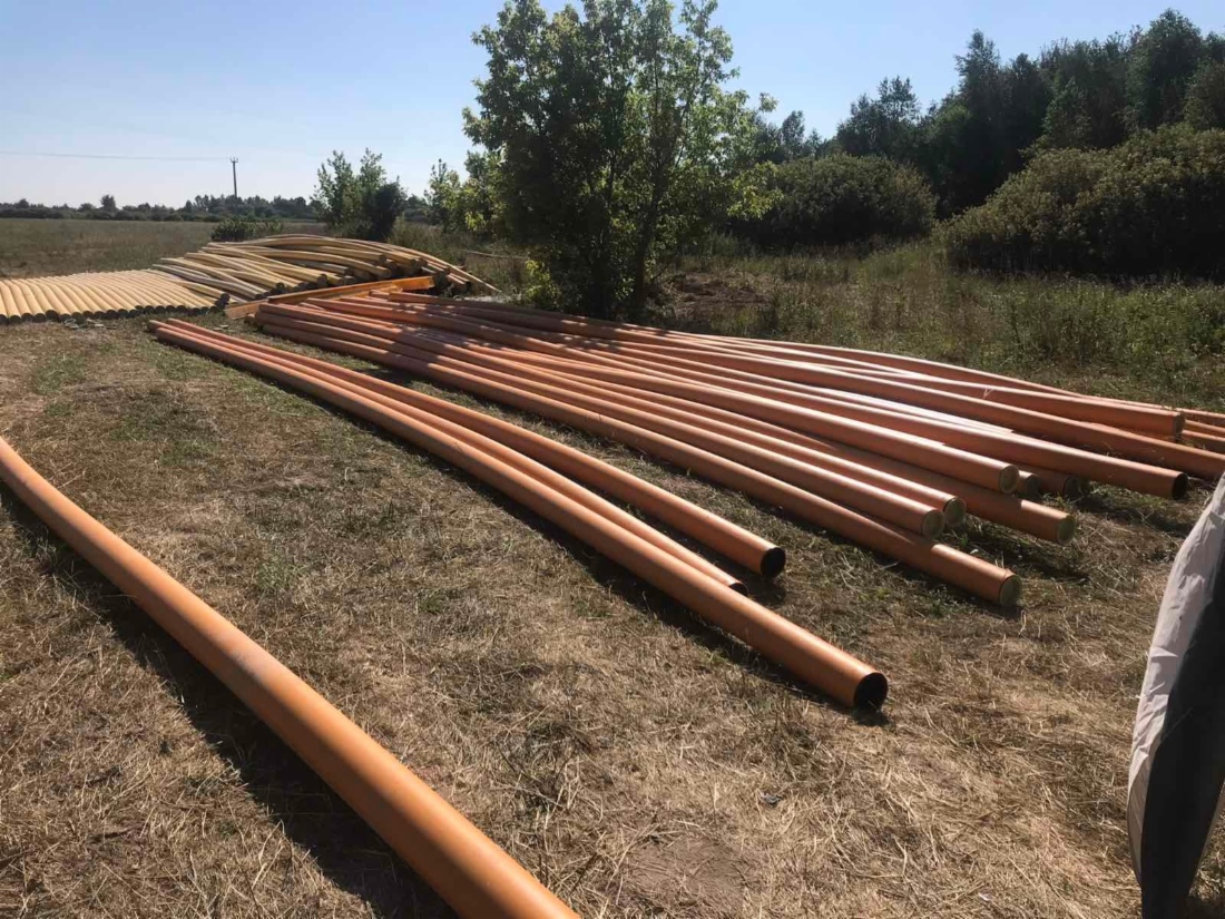 Прокладка газопровода