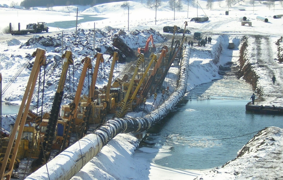 Ремонт подводного перехода магистрального газопровода «Уренгой-Петровск»